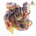 2015 mode nouvelle écharpe carrée en soie femme colorée mode marque de haute qualité foulards en satin bandana multifonction châle châle
